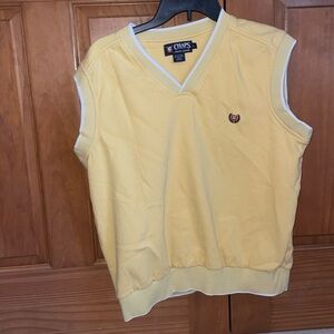 Ralph Lauren CHAPS large yellow sweater vest (men/women)